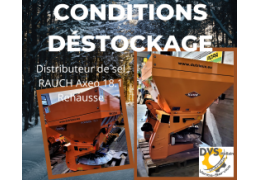 Conditions déstockage sur distributeur de sel